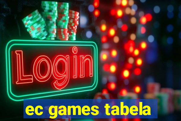 ec games tabela